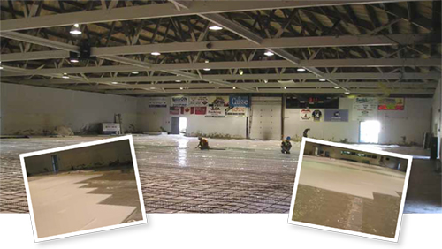 Ice rink cuts construction costs with PlastiSpan® EPS insulation